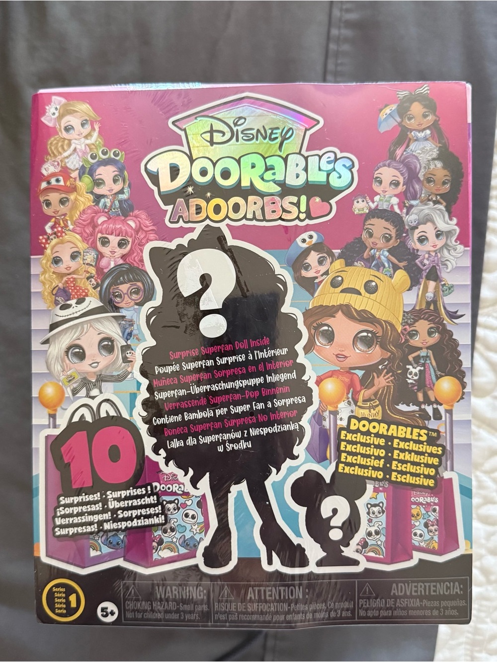 Disney Doorables Adoorbs Doll-Series 1-Surprise Doll and 9 surprises! New in Box
